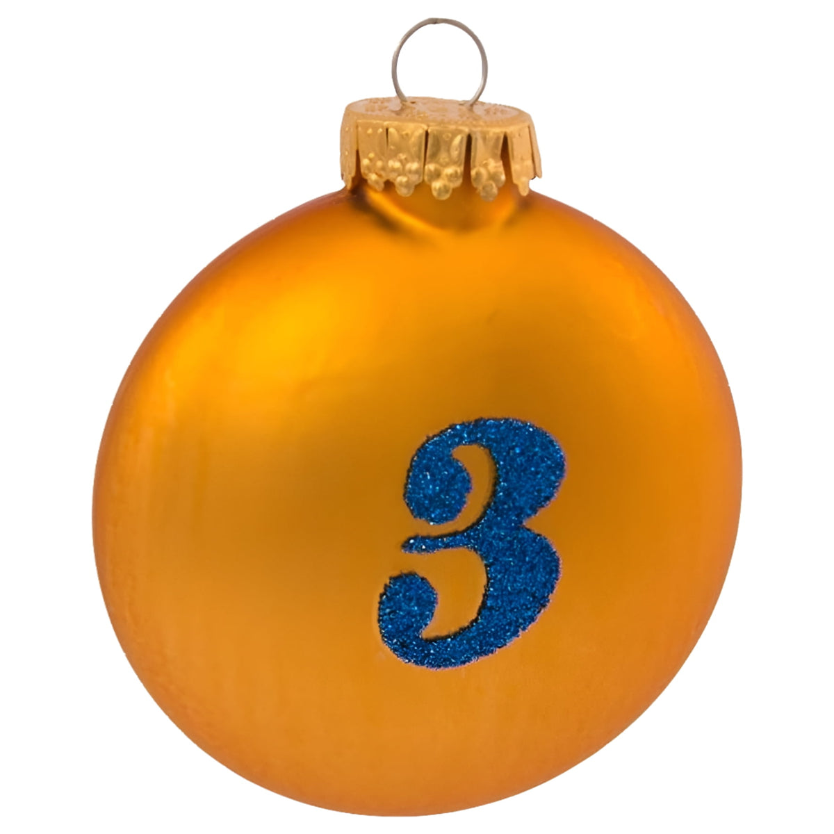 Kurt Adler (#GG0638) 12 Days Christmas Glass Ball Ornaments, 12-Piece Set, 2.5"