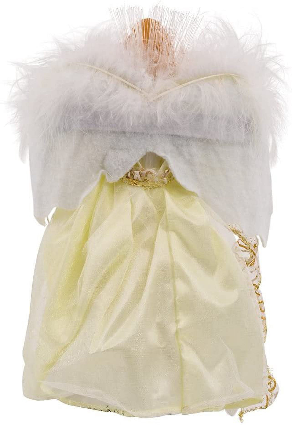 Kurt Adler LED Angel Treetop, 12" Pre-Lit Christmas Tree Decoration