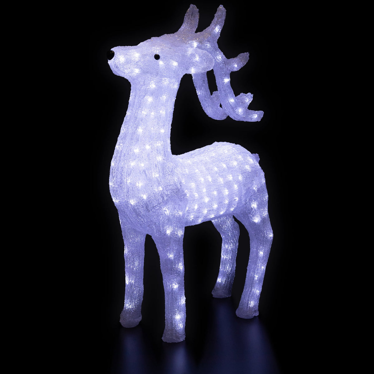 Northlight LED Lighted Commercial Grade Acrylic Reindeer Outdoor Christmas Decoration - 28"