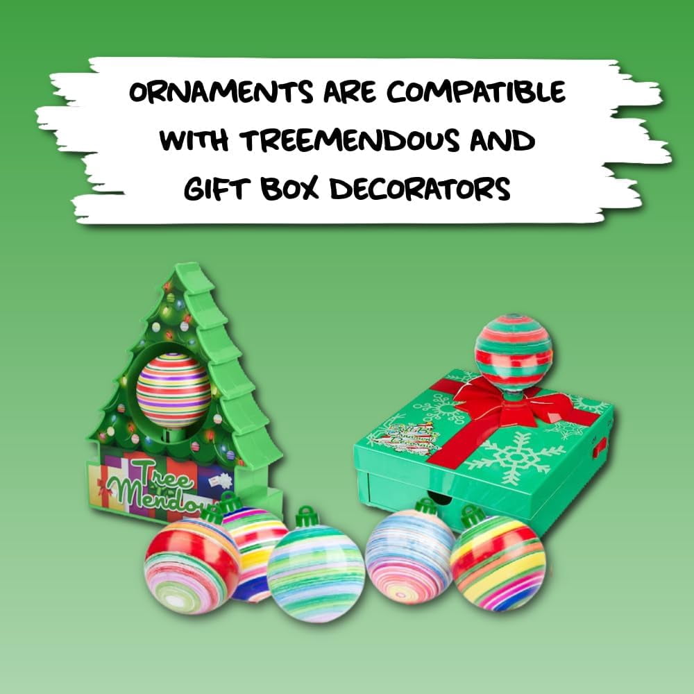 The Treemendous Ornament Decorator Christmas Tree Ornament Refill - White - 50 Count