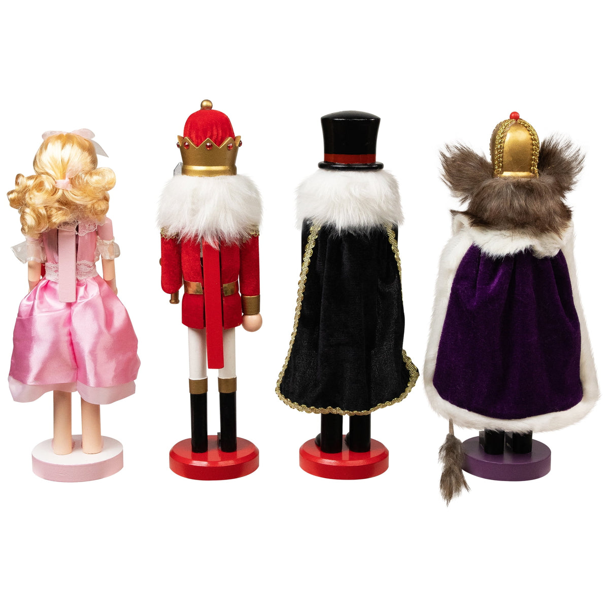 Northlight Wooden Nutcracker Suite Ballet Christmas Decorations - Set of 4