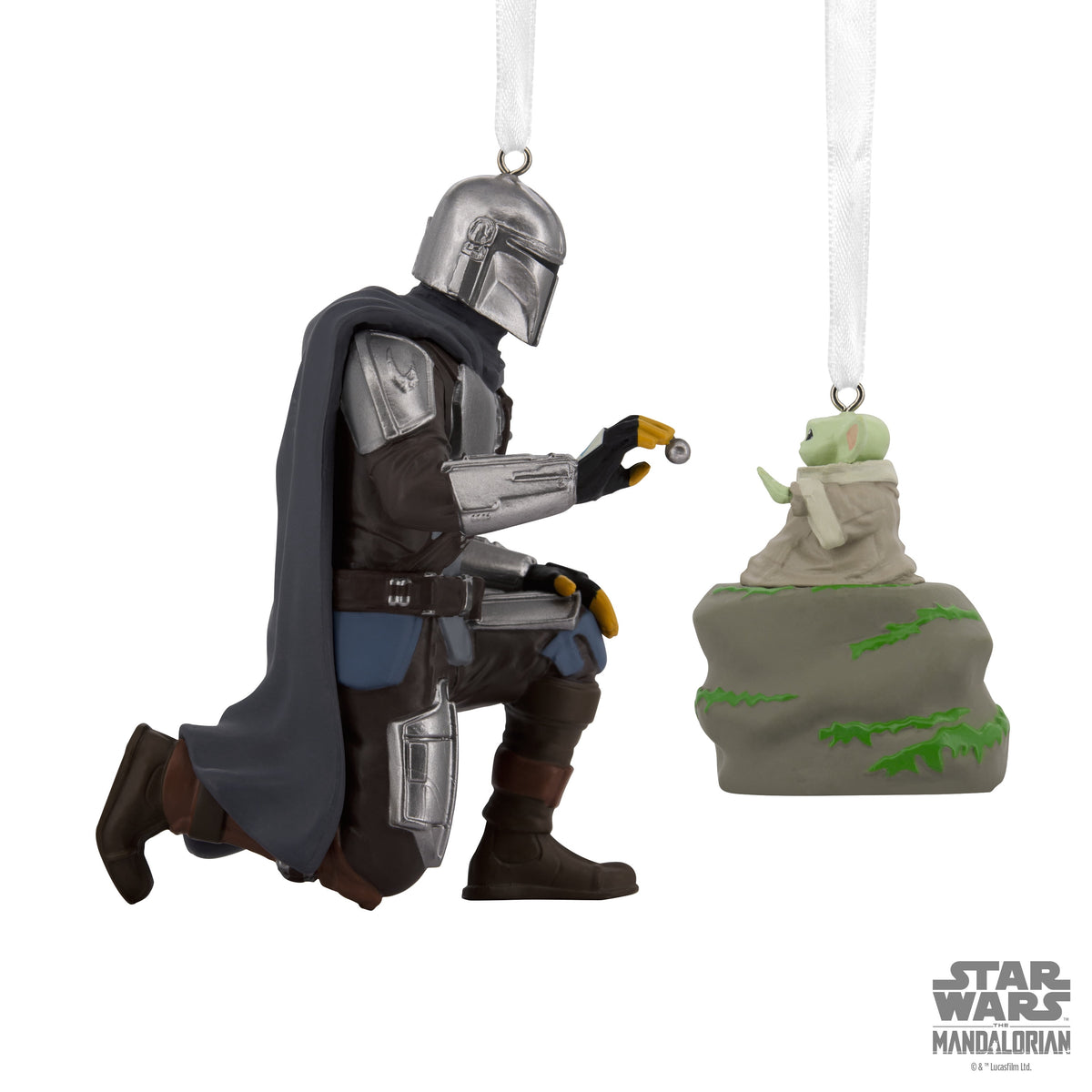  Star Wars: The Mandalorian and Grogu Christmas Ornaments, 2
