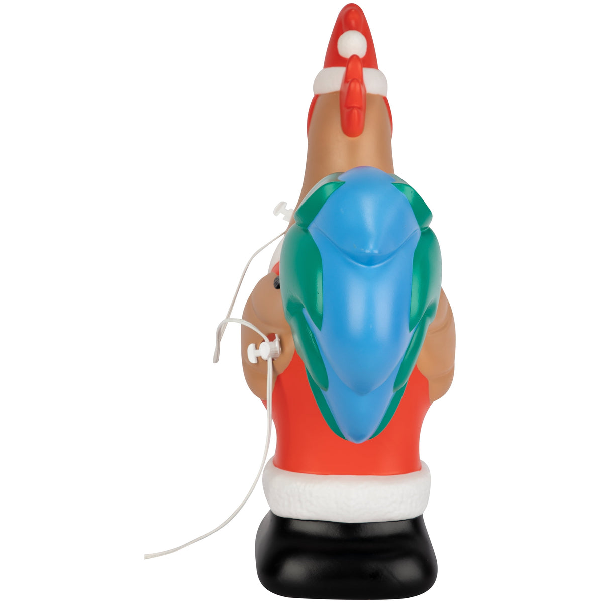 Lighted Blow Mold Rooster Indoor/Outdoor Christmas Decoration, Multicolor, 22.5", by 