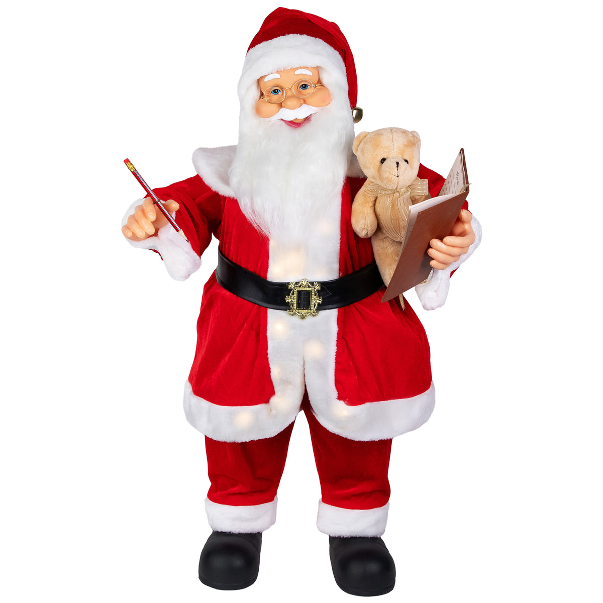 Northlight Lighted and Animated Musical Santa Claus Christmas Decoration - 32"