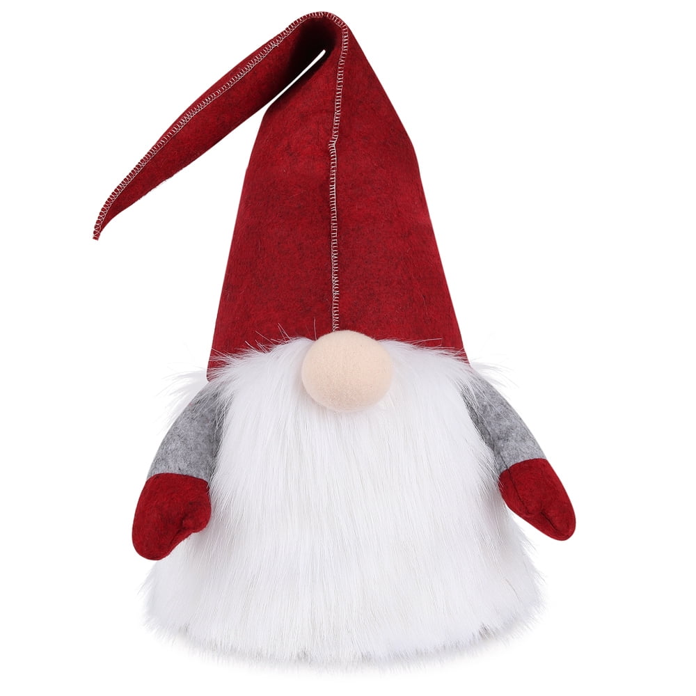 D-FantiX Gnome Christmas Tree Topper, Large Swedish Tomte Gnome Christmas Ornaments Santa Gnomes Plush Scandinavian Christmas Decorations Holiday Home Décor