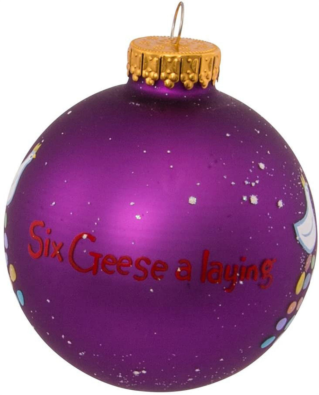 Kurt Adler Twelve Days of Christmas Ball Ornament, 65mm, Set of 12