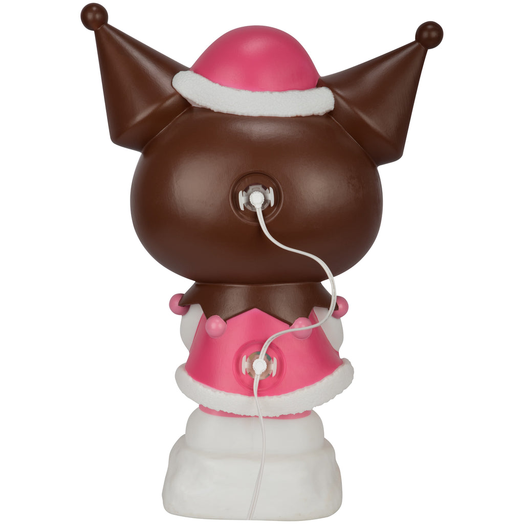 Kuromi with Present Lighted Blow Mold Outdoor Holiday Decor Sanrio 22-Inch LED