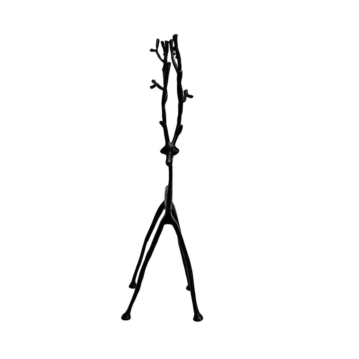  Black Metal Reindeer Decor, 26 in
