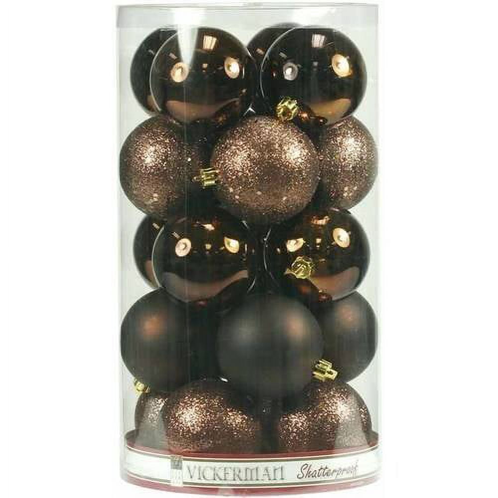 Merriva™ 2.4" Champagne 4-Finish Ball Ornament Assortment, 60 per Box