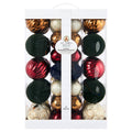  62-Count Multicolor Shatterproof Christmas Ornaments