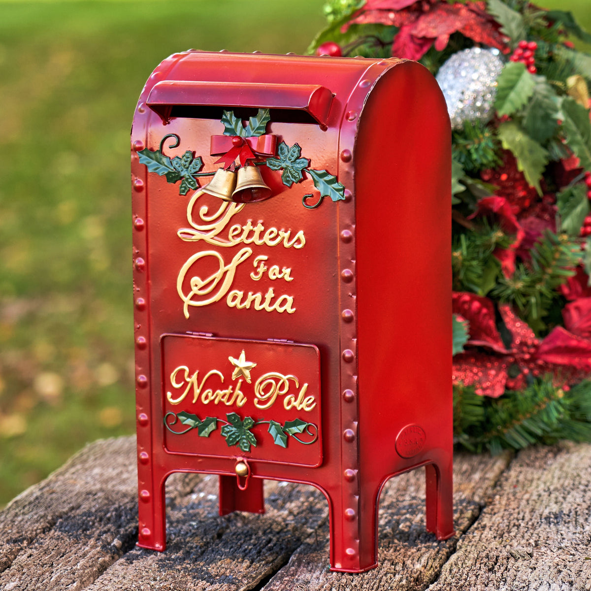 16" Tall Ornate Letters for Santa Christmas Mailbox Decoration