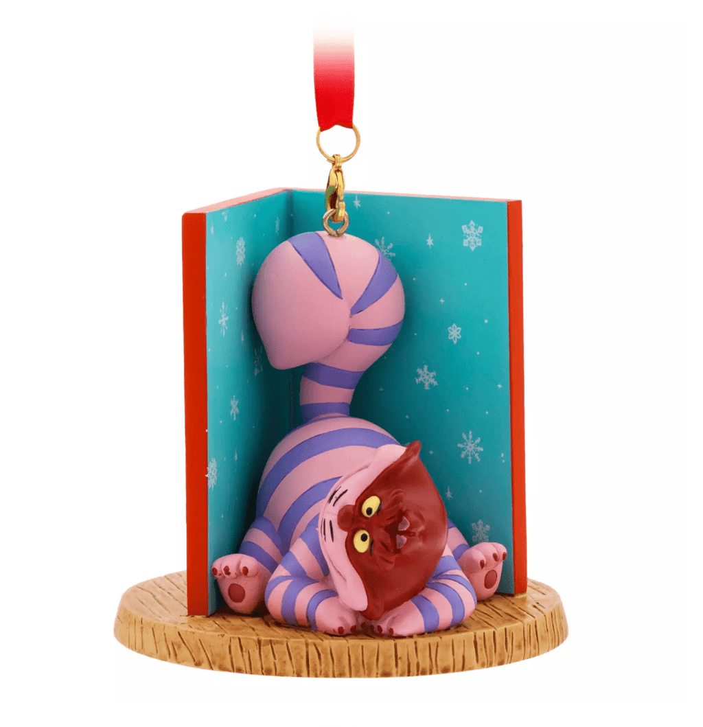  Parks Cheshire Cat Christmas Card Sketchbook Christmas Ornament New w Tag