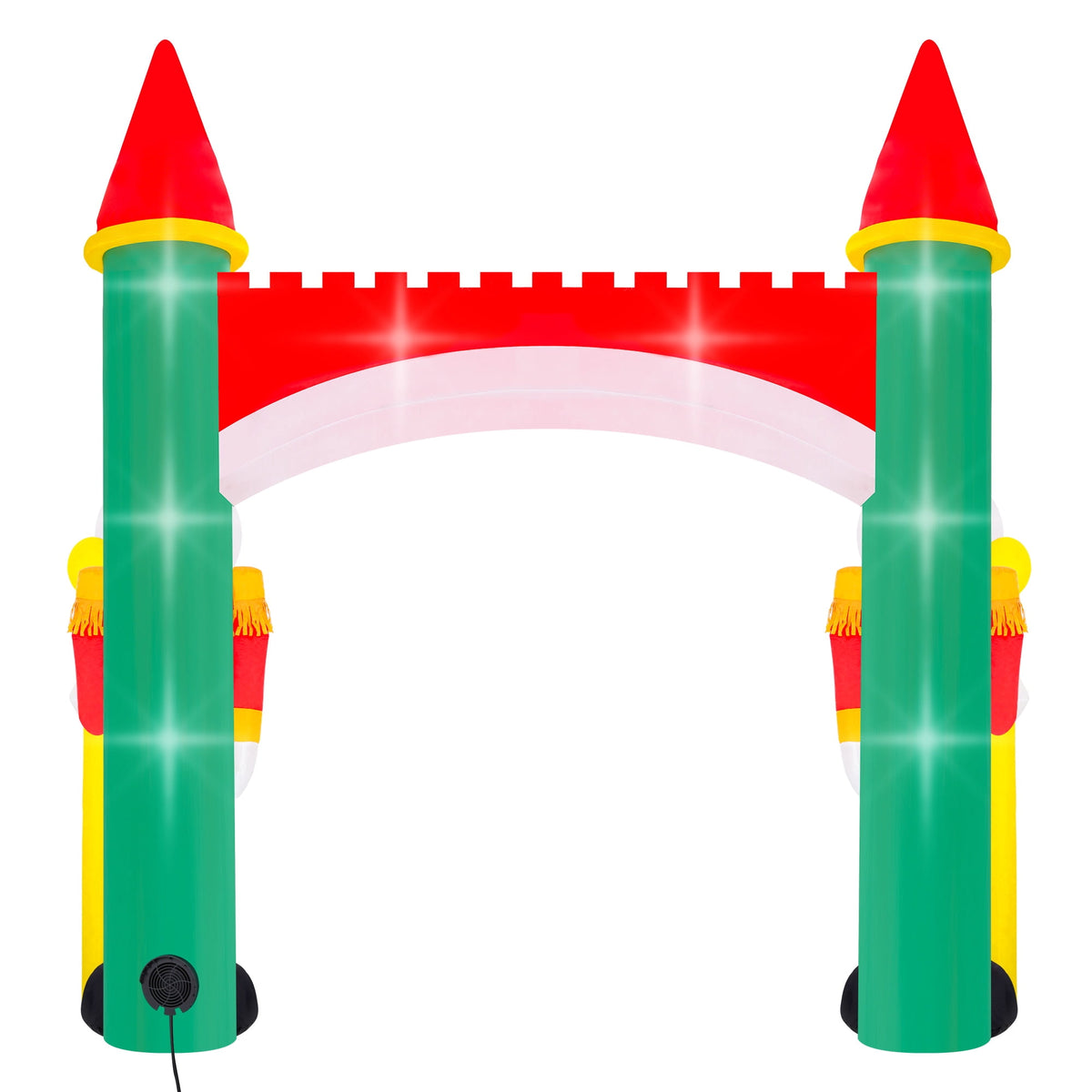 Yexmas 10FT Christmas Inflatable Archway, Blow Up Nutcracker Soldier Arch Decoration with Built-in LED, Xmas Outdoor Decor for Lawn Yard Garden Party Home Indoor Holiday