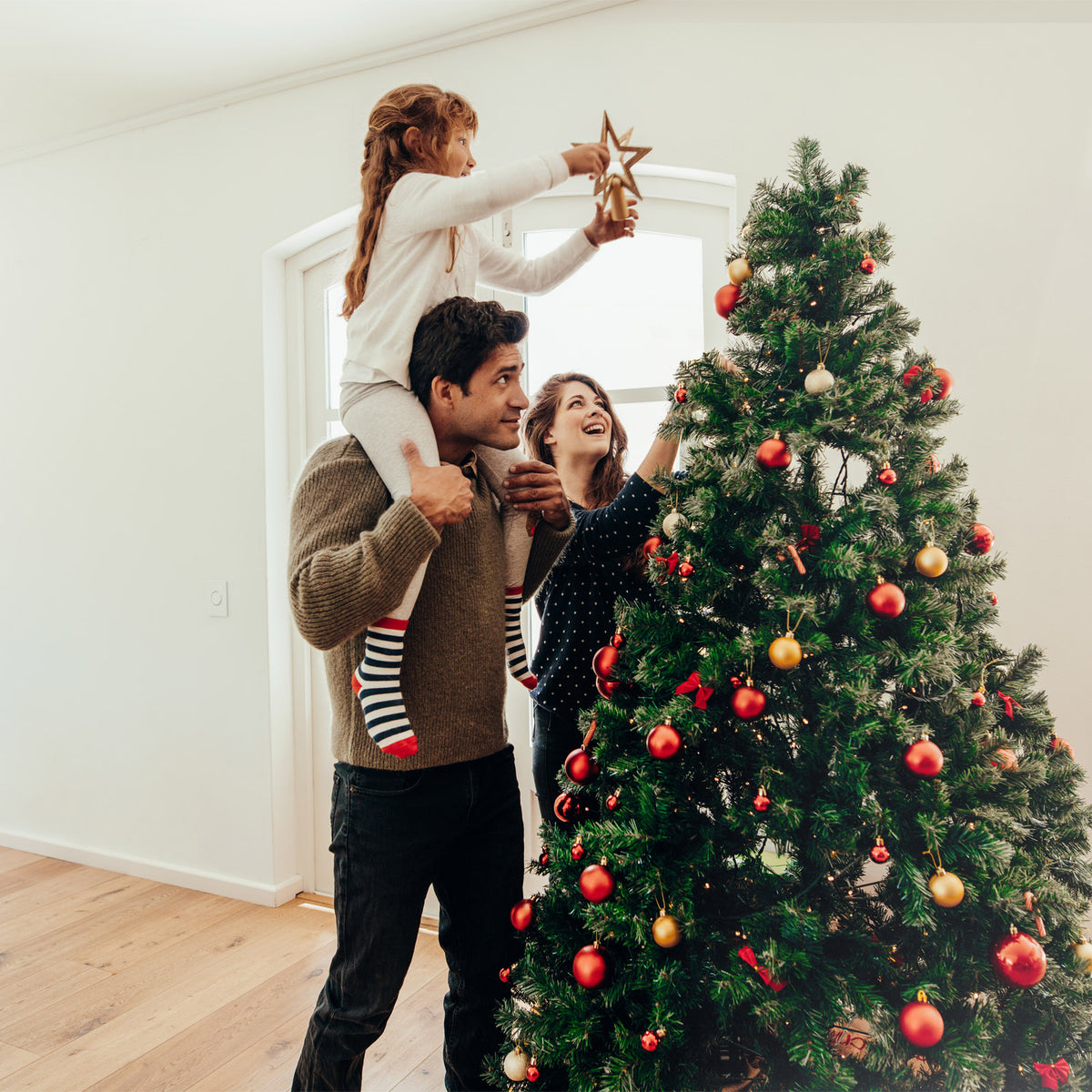 Uxcell Christmas Ball Ornaments Christmas Tree Decorations Balls Lake Blue and White for Decoration Christmas 100Pcs