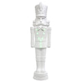 Giant Paint-it-Yourself Light-Up LED Nutcracker Christmas Decoration, White, 6.25', by 