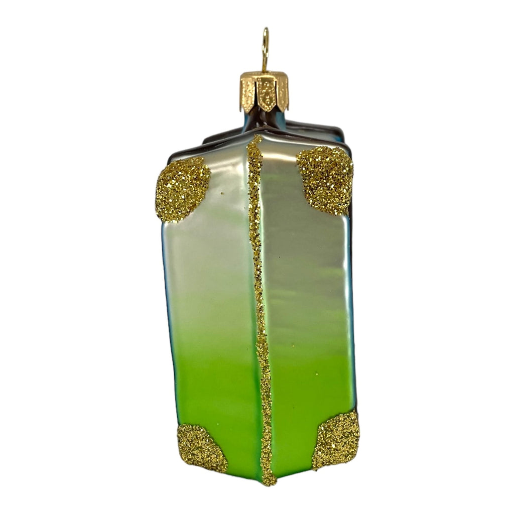 Rome and Pisa Italy Travel Suitcase Polish Blown Glass Christmas Ornament Decoration