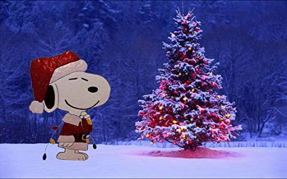 ProductWorks 32" Snoopy in Santa Suit Hammered Metal Christmas Decoration