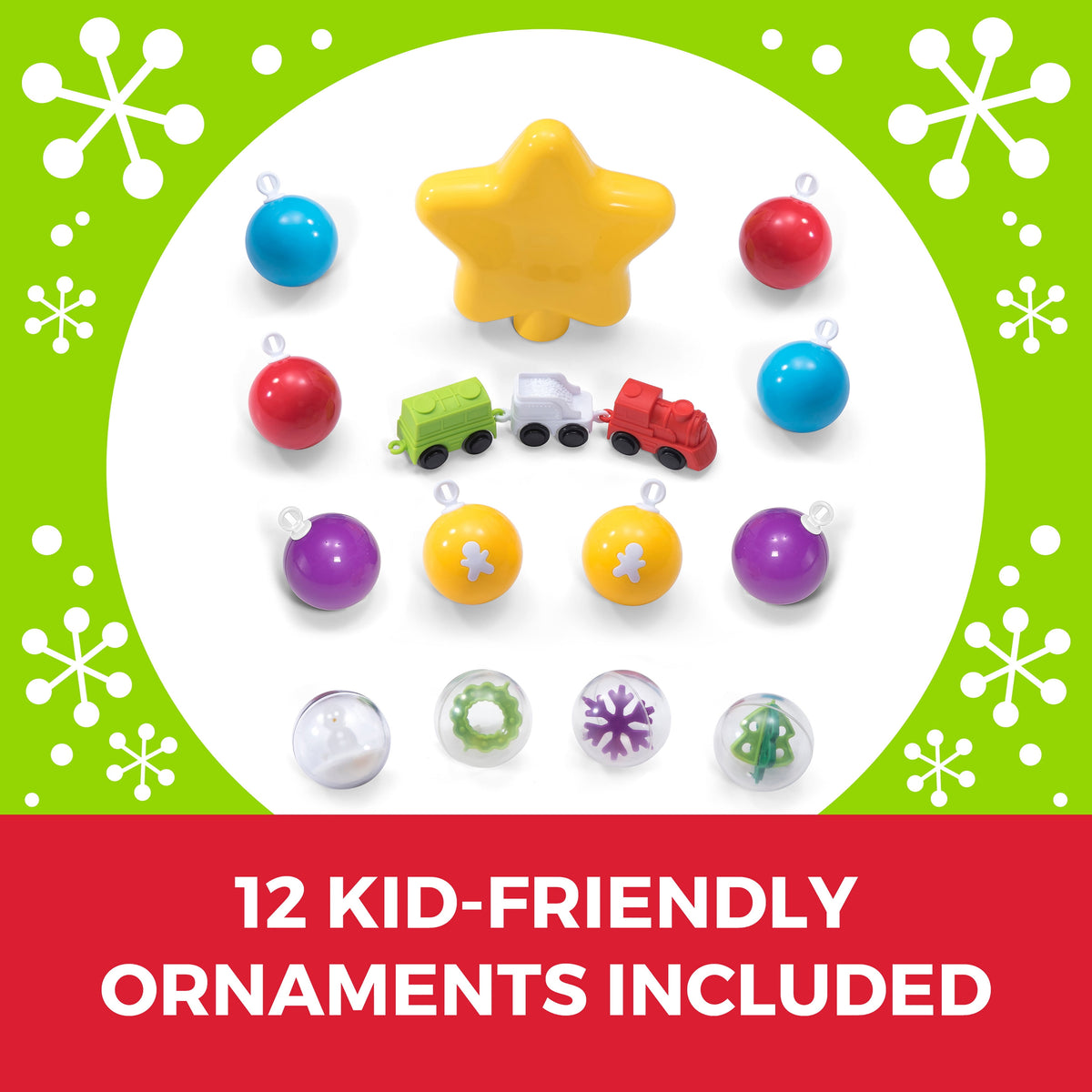 Step2 Christmas Green Resin Tree with Bonus Ornaments