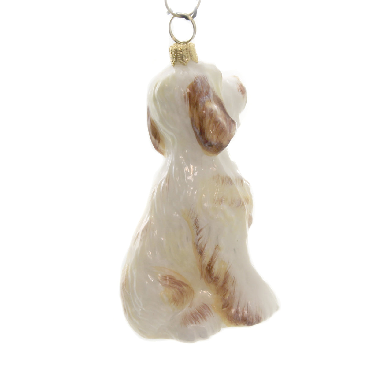Goldendoodle Polish Blown Glass Christmas Ornament Dog Decoration Made in Poland