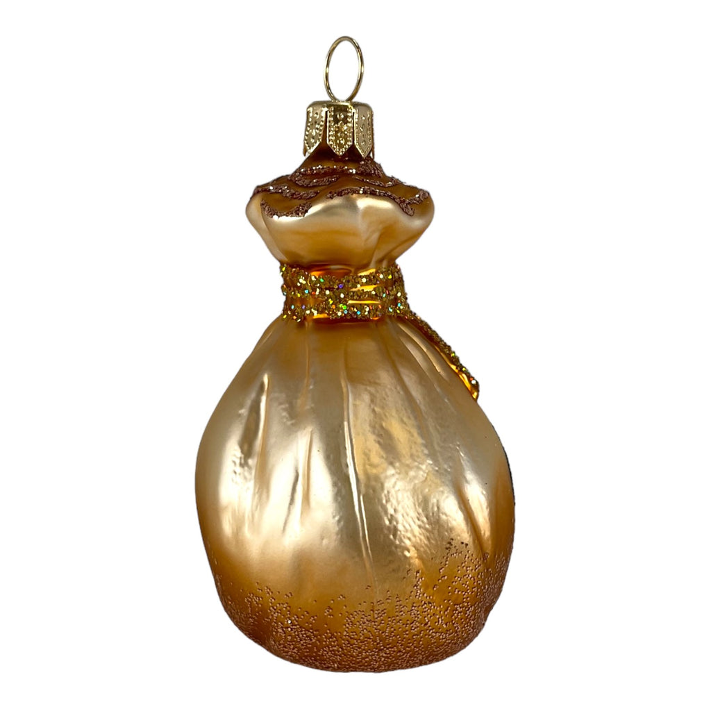 Bag of Money Polish Mouth Blown Glass Christmas Ornament Tree Decoration