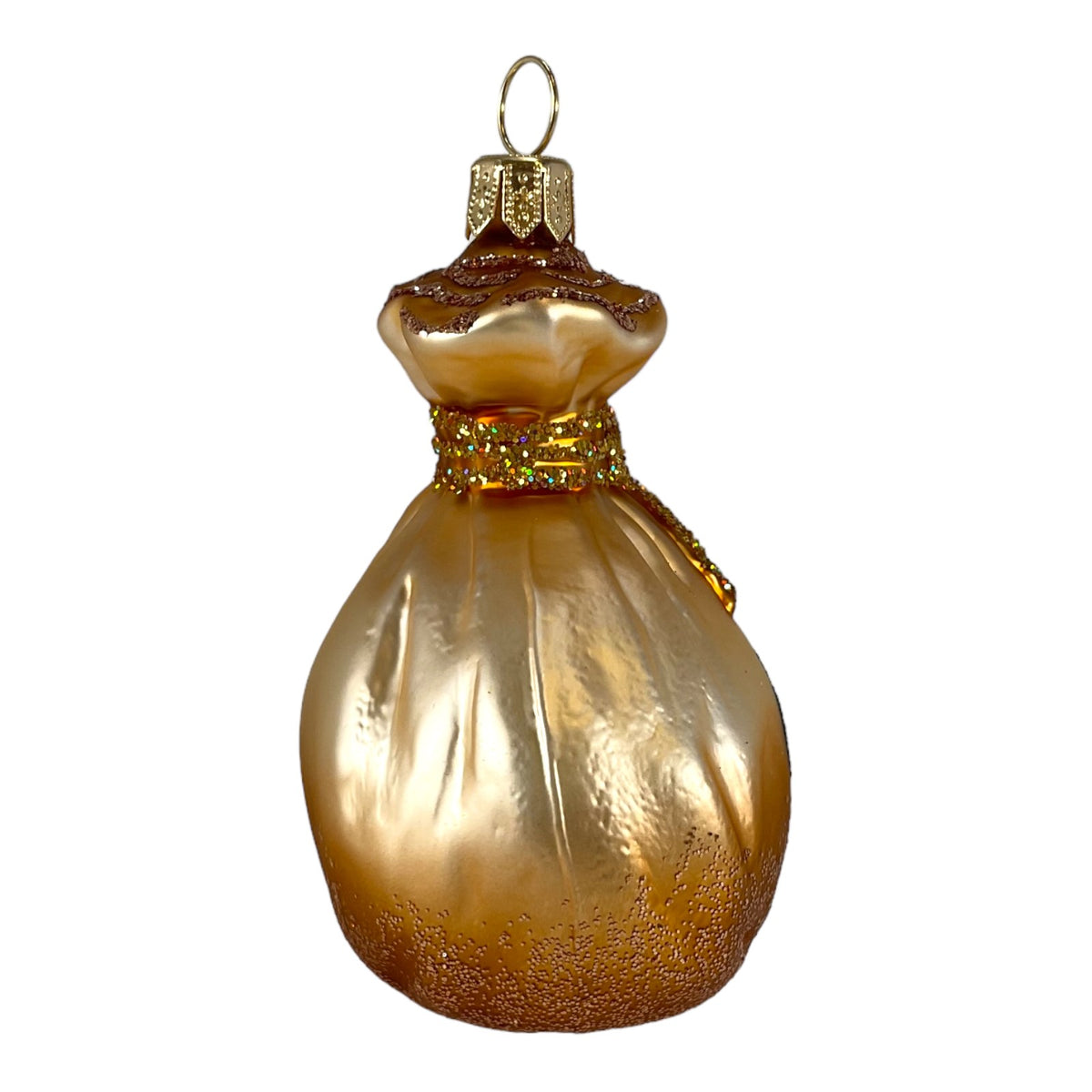 Bag of Money Polish Mouth Blown Glass Christmas Ornament Tree Decoration
