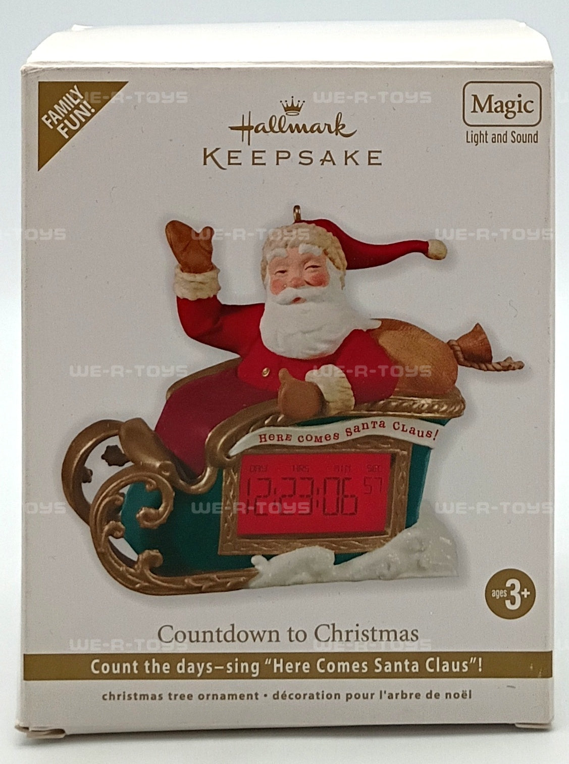  Ornament 2012 Countdown to Christmas - Music & Real Countdown Clock!