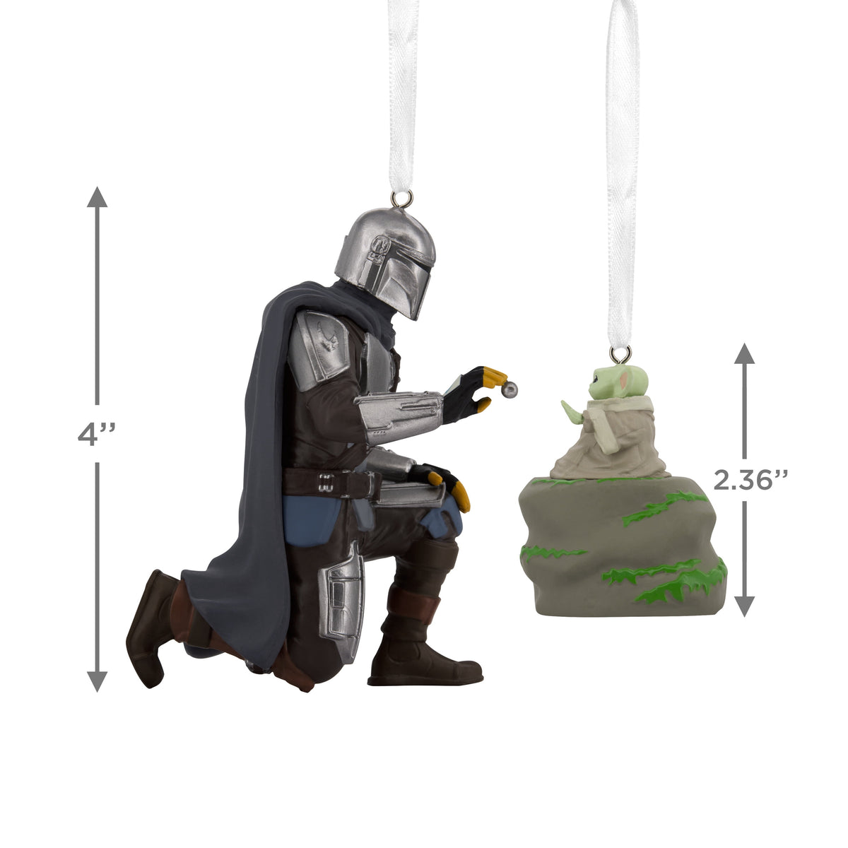  Star Wars: The Mandalorian and Grogu Christmas Ornaments, 2