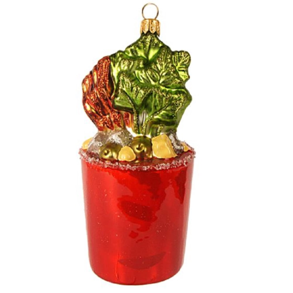 Bloody Mary Polish Glass Christmas Tree Ornament Drinks Alcohol Decoration
