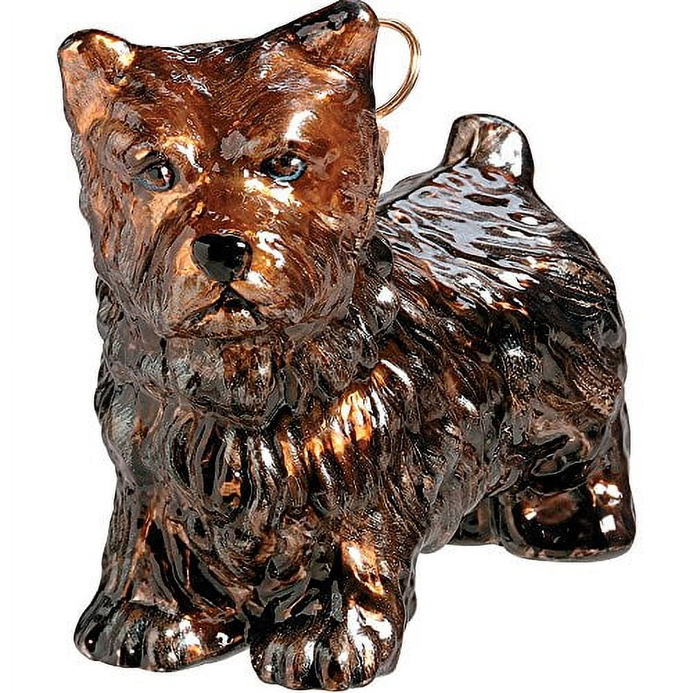 Cairn Terrier Standing Dog Blown Glass Polish Christmas Ornament Decoration