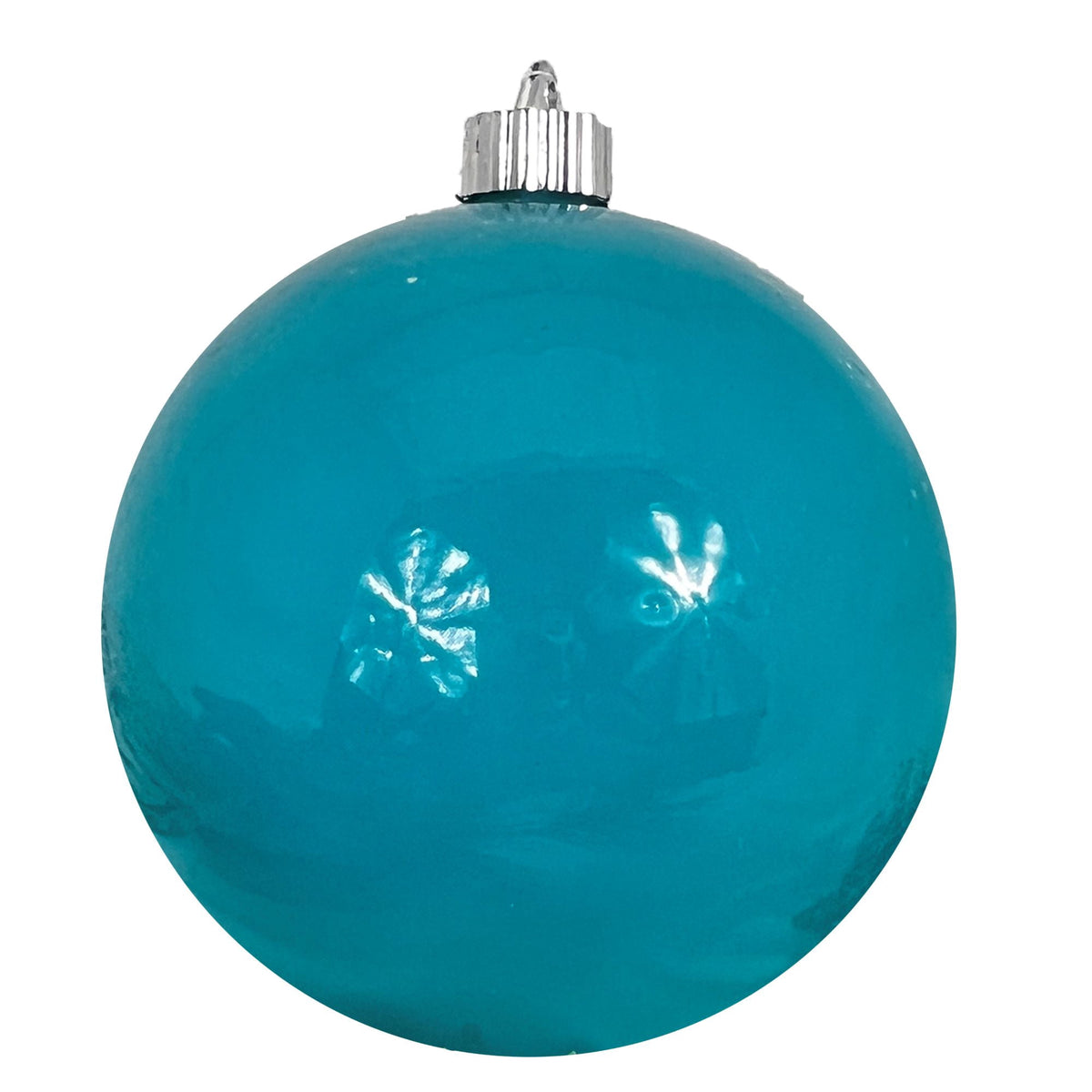 Merriva™ Christmas By Krebs 8" (200mm) Candy Red Ornament, Commercial Shatterproof UV Resistant Plastic Christmas Ball Decoration (Candy Blue
