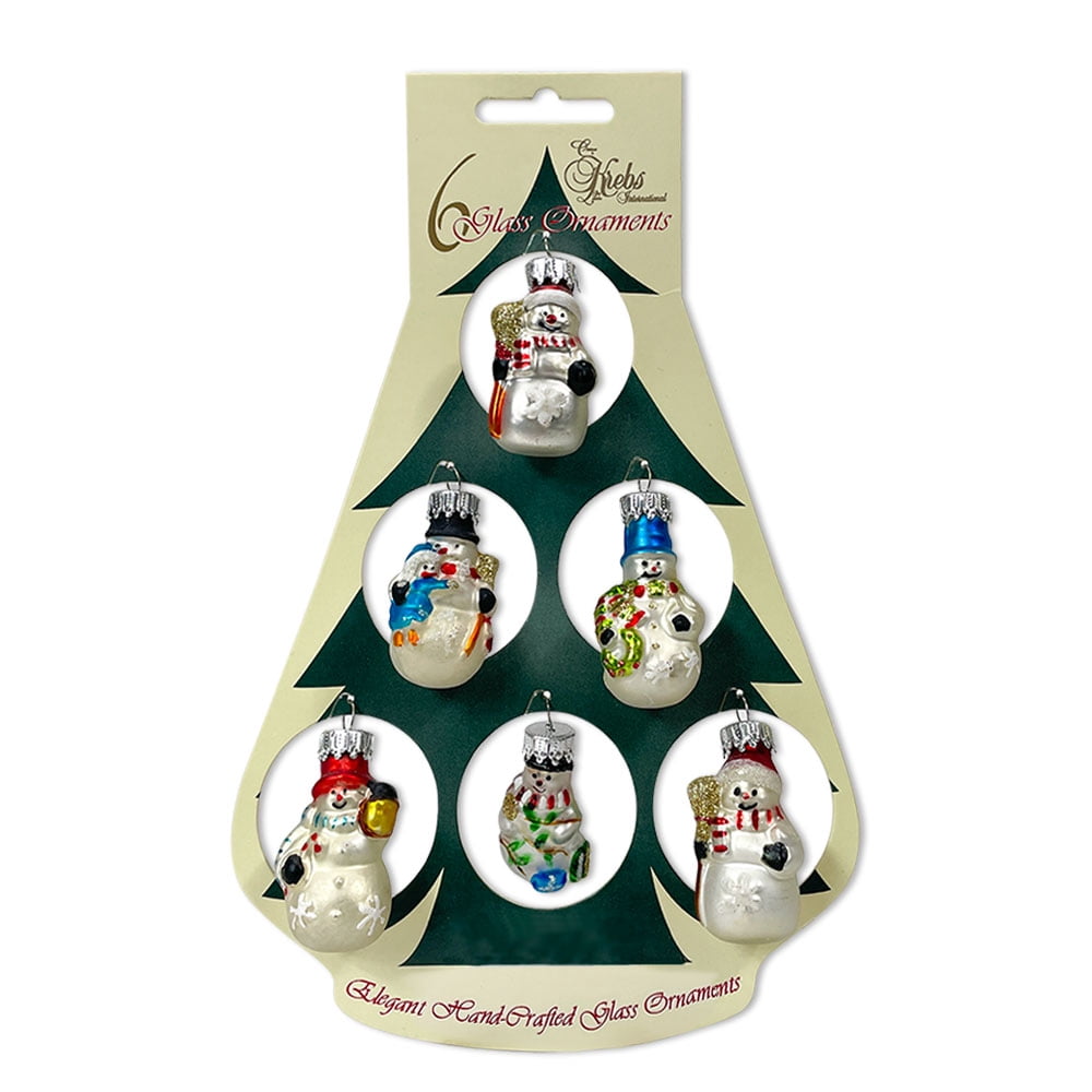 Merriva™ Christmas By Krebs Blown Glass Collectible Tree Ornaments (4 3/4" Rawhide Bone)