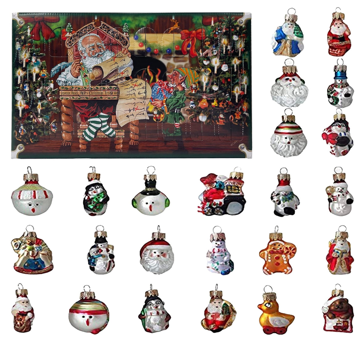 Merriva™ Christmas By Krebs Blown Glass Collectible Tree Ornaments (4 3/4" Rawhide Bone)