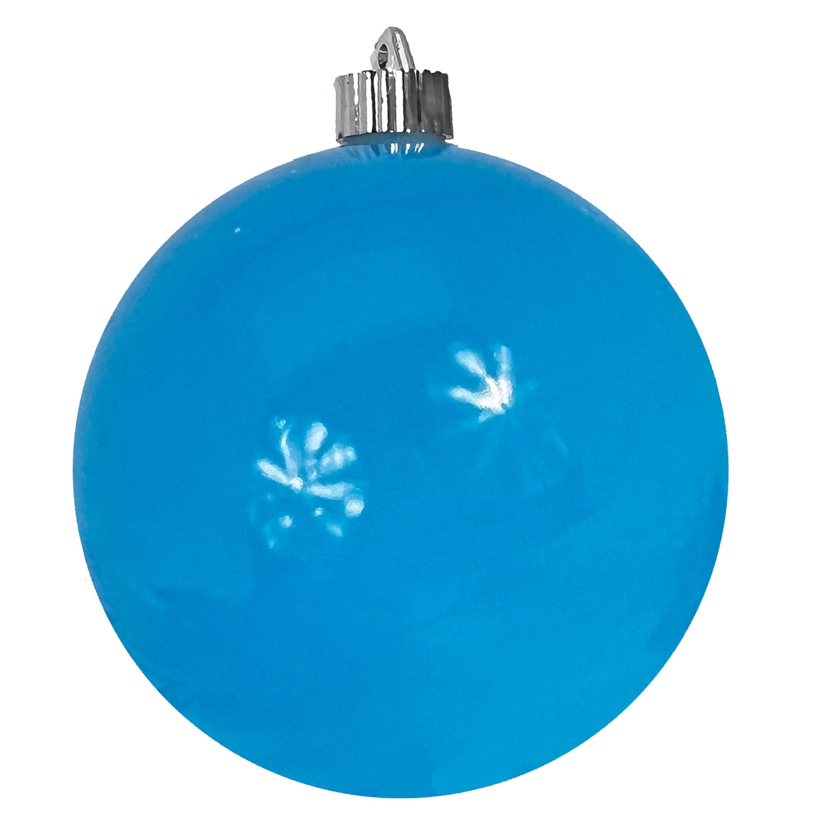 Merriva™ Christmas By Krebs 8" (200mm) Candy Red Ornament, Commercial Shatterproof UV Resistant Plastic Christmas Ball Decoration (Candy Blue