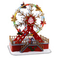 Christmas Ferris Wheel Animated Pre-lit Musical Christmas Village Perfect addition to your Carnival Christmas Decorations & Snow Village Displays 11 in
