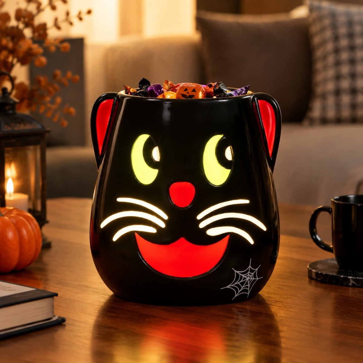 Merriva™ ! 8" Christmas Blow Molds Santa Candy Bowl, Christmas Decorations Indoor Outdoor