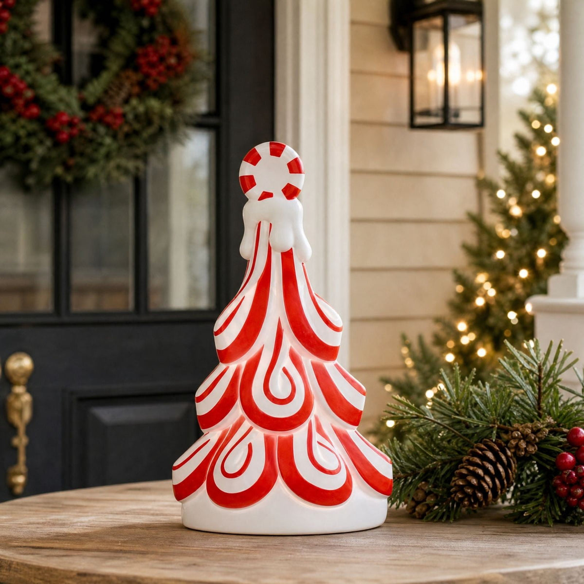 Merriva™ ! 8" Christmas Blow Molds Santa Candy Bowl, Christmas Decorations Indoor Outdoor