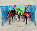  Avengers Christmas Ornament 8pc Custom Set - Marvel Holiday