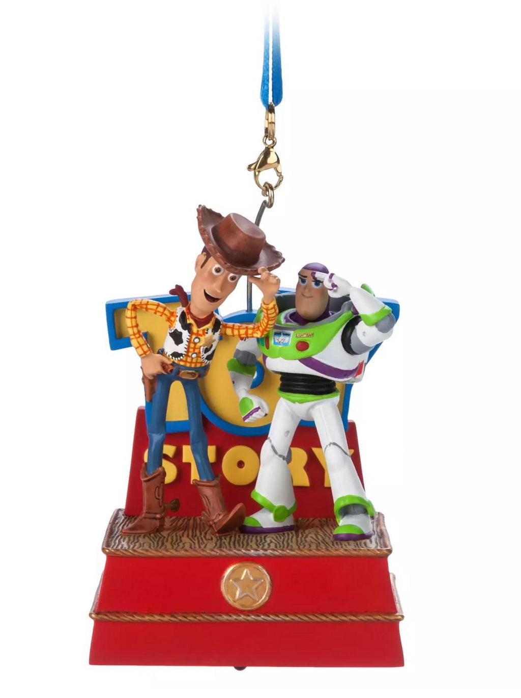  Sketchbook Woody Buzz Toy Story Singing Christmas Ornament New With Tag