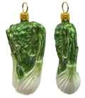 Fennel Polish Glass Christmas Ornament Food Herb Vegetable Decoration Set of 2