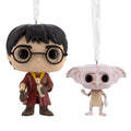  Harry Potter and Dobby Funko POP! Christmas Ornaments, Set of 2
