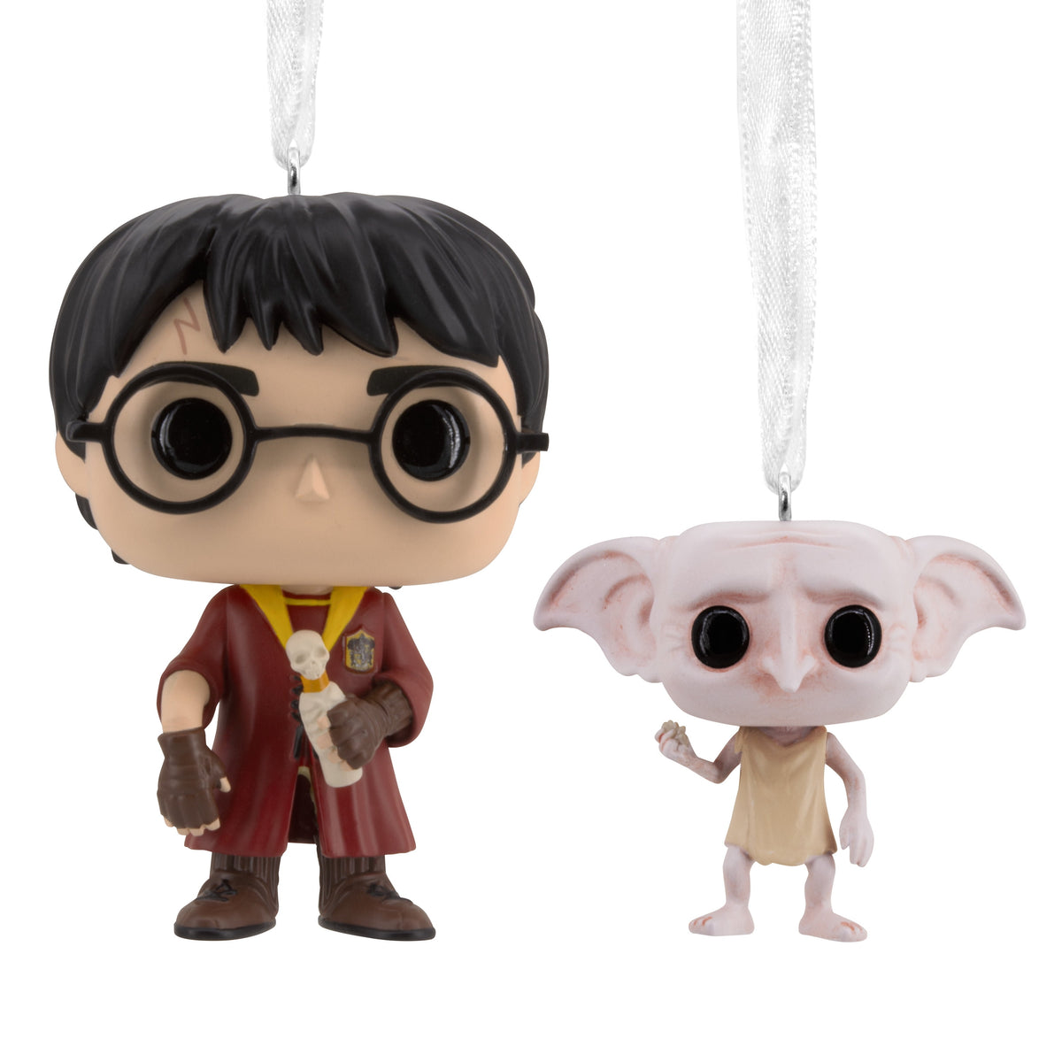  Harry Potter and Dobby Funko POP! Christmas Ornaments, Set of 2