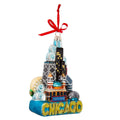 Kurt Adler 5-Inch Chicago Glass Ornament �?? Hand-Painted Christmas Tree Decoration Featuring City Landmarks