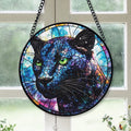 Luxury Christmas Gift - Panther Head Christmas Stained Glass Hanging Ornament - Heirloom Holiday Tree Decor, Ideal Gift for Mom, Dad, Friends, Family 2025