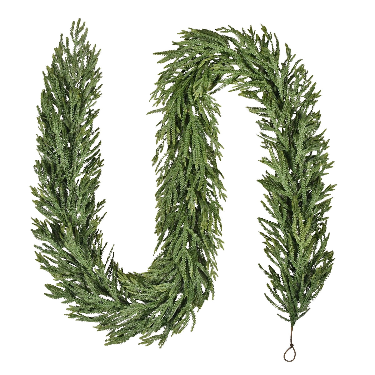  Norfolk Unlit Artificial Christmas Garland, Green, 9'