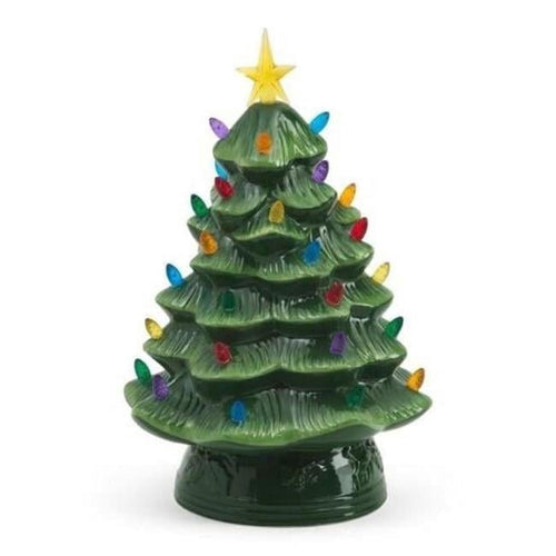  12 in. Nostalgic Ceramic Tree - Green