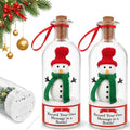 Recordable Christmas Tree in a Bottle, Voice Message In A Bottle Holiday Ornament Keepsake Gift
