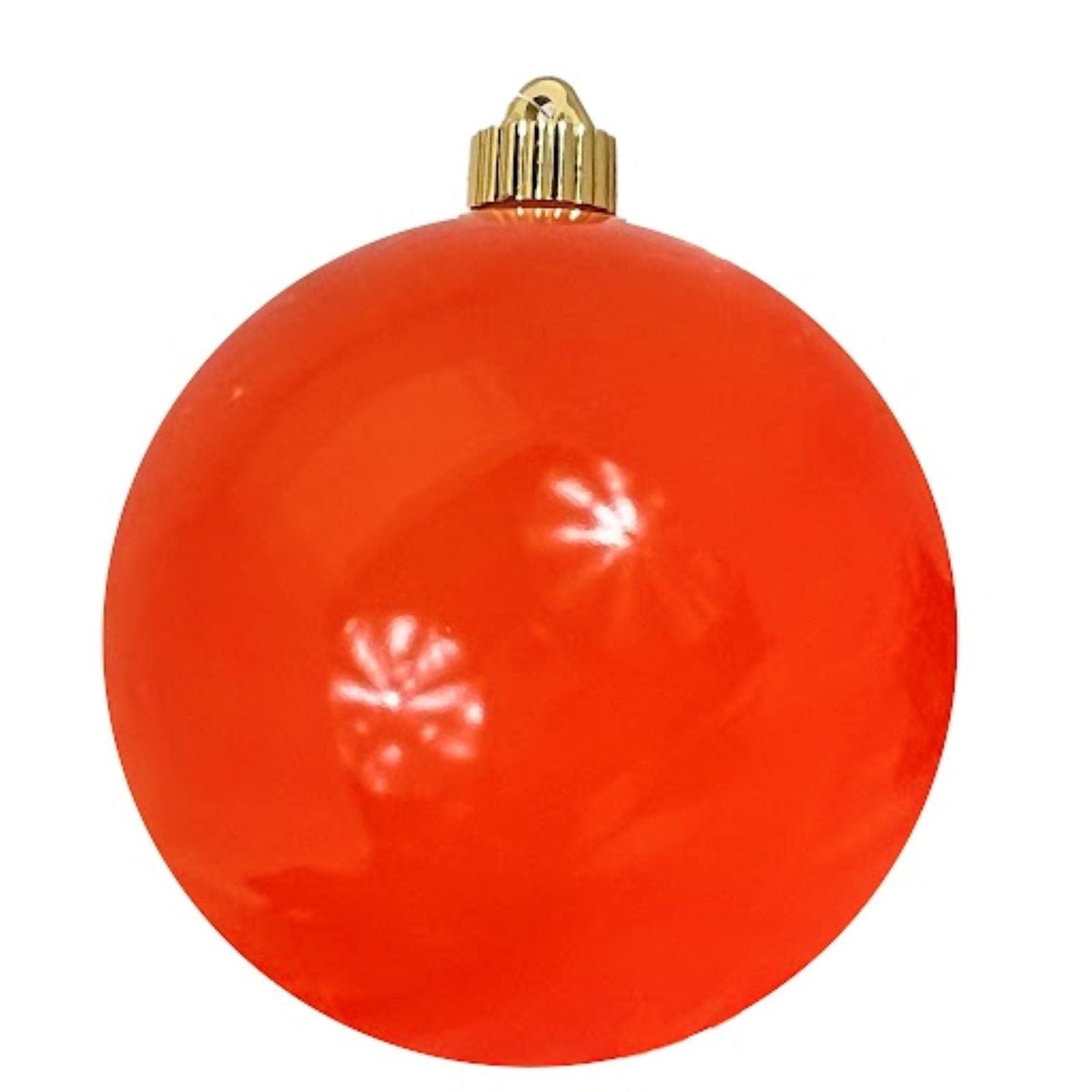 Merriva™ Christmas By Krebs 8" (200mm) Candy Red Ornament, Commercial Shatterproof UV Resistant Plastic Christmas Ball Decoration (Candy Blue