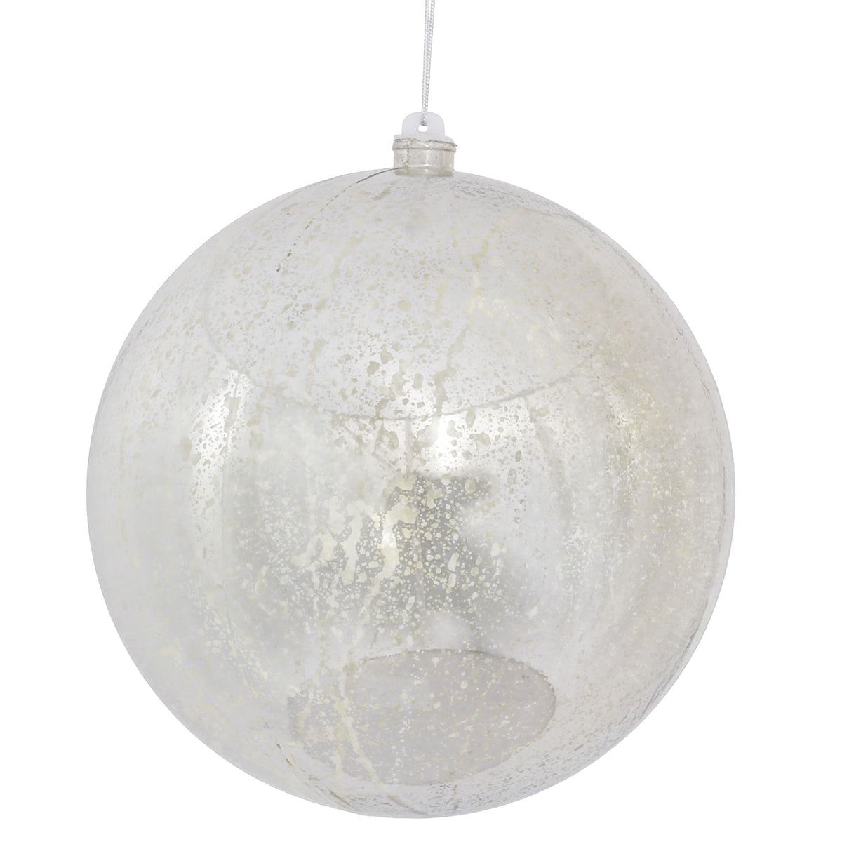 Merriva™ 8" Christmas Ornament Ball, Gold Shiny Mercury Finish, Shatterproof Plastic