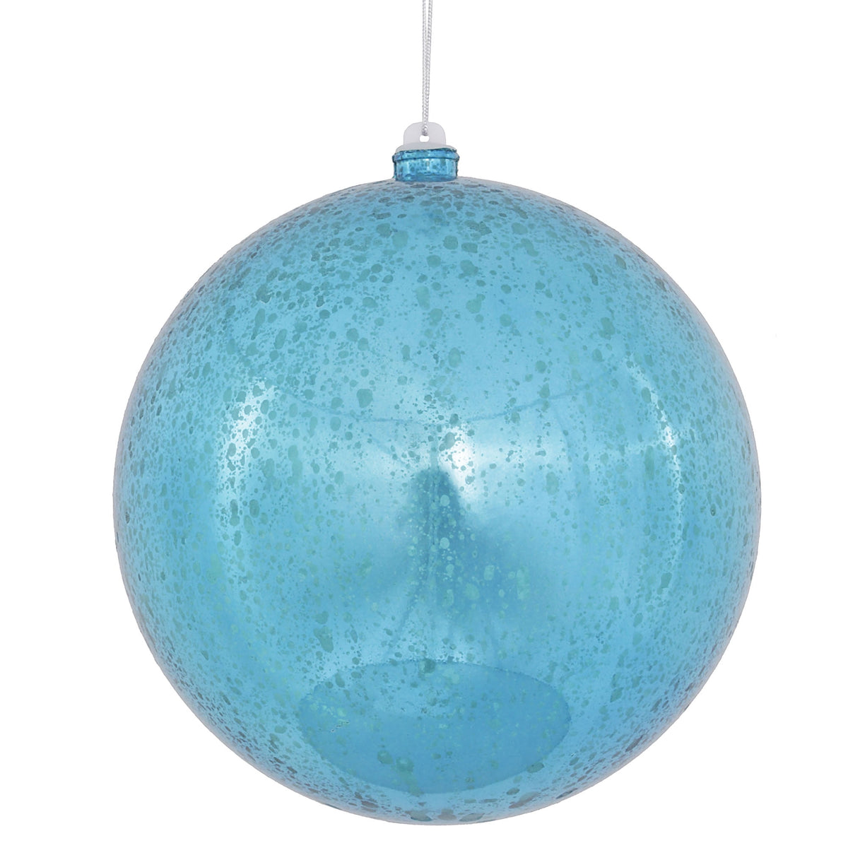 Merriva™ 8" Christmas Ornament Ball, Gold Shiny Mercury Finish, Shatterproof Plastic