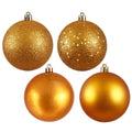 Merriva™ 2.4" Champagne 4-Finish Ball Ornament Assortment, 60 per Box
